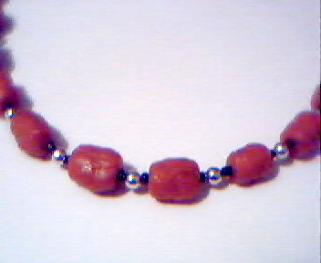 Faux Coral Necklace
